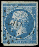 BUREAUX FRANCAIS A L'ETRANGER - N°14 Défx Obl. PC 4011 De KERASSUNDE, B/TB - 1849-1876: Classic Period