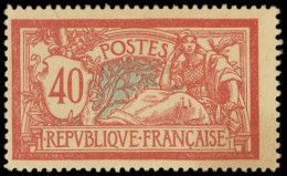 ** EMISSIONS DU XXe SIECLE - 119d  Merson, 40c. Rouge Et Bleu, Papier GC, TB - Unused Stamps