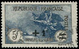 EMISSIONS DU XXe SIECLE - 169   Orphelins, 1f. Sur 5f. + 5f., Obl., TB - Oblitérés