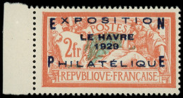 ** EMISSIONS DU XXe SIECLE - 257A  Expo Le Havre, 2f. Orange Et Vert-bleu, Bdf, Bien Centré, TTB - Unused Stamps