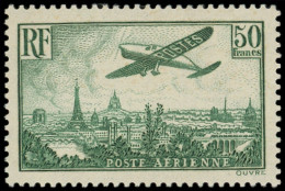 ** POSTE AERIENNE - 14b 50f. Vert Foncé, TTB - 1927-1959 Ungebraucht