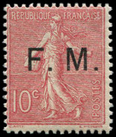 ** FRANCHISE MILITAIRE - 4    10c. Rose, TB - Military Postage Stamps