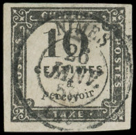 TAXE - 1   10c. Noir Litho, Obl. Càd 26/1/59, TB - 1859-1959 Usati