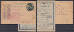 ⁕ Yugoslavia, Kingdom Of Serbs, Croats & Slovenes 1928 ⁕ DELNICE To Zagreb Law Office ⁕ Postcard With Receipt - Entiers Postaux