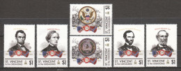 St Vincent 2011 - MNH Set (2) 150TH ANNIVERSARY START USA CIVIL WAR - Us Independence