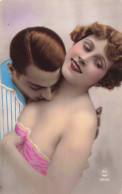 FANTAISIE - Couple - Robe - Femme - Homme - Carte Postale Ancienne - Other & Unclassified