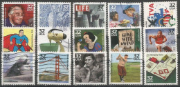 USA 1998 Celebrate The Century "The 1930s" - SC.3185 A/O Cpl 15v Set VFU Condition - Used Stamps