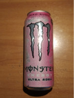 Lattina Italia - Energy Drink Monster - Ultra Rosa ( Vuota ) - Blikken