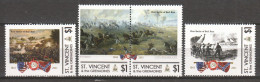 St Vincent 2011 - MNH Set (5) 150TH ANNIV.  USA CIVIL WAR - FIRST BATTLE OF BULL RUN - Indépendance USA