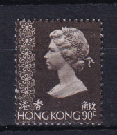 Hong Kong: 1975/82   QE II     SG321c      90c     Used - Usati