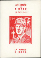 (*) LA  LIBERATION - LA MURE 12 : Bloc Général De Gaulle En Rouge, TB - Liberazione