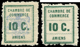 ** Spécialités Diverses - TIMBRES DE GREVE, AMIENS 1d : 10c. Vert, SANS TEINTE De FOND + Un Ex. Normal, TB - Other & Unclassified