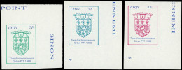 (*) Spécialités Diverses - TIMBRES DE GREVE, LYON 3 Valeurs, Cdf, TB - Altri & Non Classificati