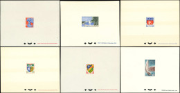EPREUVES DE LUXE - 1232, 1234, 1312, 1354B, 1354A Et 1437, 6 épreuves, TB - Epreuves De Luxe