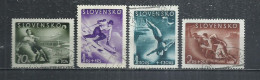 SLOVAKIA 1944 - SPORTS - CPL. SET -.USED  OBLITERE GESTEMPELT USADO - Usati