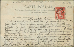 Let LETTRES DU XXe SIECLE - N°147 Sur CP Ill., TB - Lettres & Documents