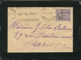 Let LETTRES DU XXe SIECLE - N°276 06/32 S. Env., Faire-part Intérieur, TB - Lettres & Documents