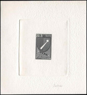 ALGERIE 352 : De Lattre, 20f. + 5f., épreuve D'artiste En Sépia Sur Blanc, TB - Other & Unclassified