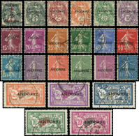 ANDORRE 1/23 : Première Série, Obl., TB - Used Stamps