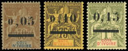 * COTE D'IVOIRE 18/20 : La Série, Surch. De 1904, TB - Altri & Non Classificati