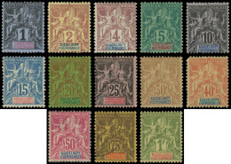 * GUADELOUPE 27/39 : La Série Groupe De 1892, N°38 Obl., TB - Sonstige & Ohne Zuordnung