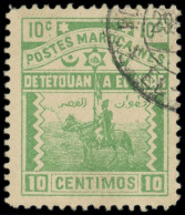 MAROC Postes Locales 155 : 10c. Vert, Tetouan à El-Ksar, Obl., TB - Sonstige & Ohne Zuordnung