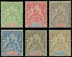 * NOUVELLE CALEDONIE 59/64 : Série Groupe De 1900 à 1904, TB - Unused Stamps