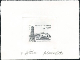 NOUVELLE CALEDONIE 1174 : Cheminée De L'usine Sucrière De Bacouya, 2 épreuves D'artiste En Noir, Dont Une De Décompositi - Used Stamps