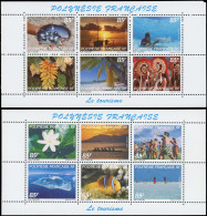 ** POLYNESIE FRANCAISE 536/47 : En 2 Feuillets, TB - Unused Stamps
