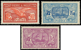 ** SAINT PIERRE ET MIQUELON 129/31 : Série Courante De 1930, TB - Unused Stamps