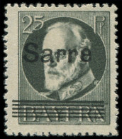 * SARRE 22 : 25c. Gris, TB - Unused Stamps