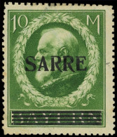 * SARRE 31 : 10m. Vert-jaune, Pet. Rouss., TB - Unused Stamps