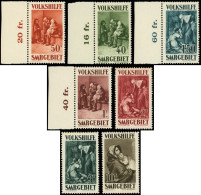 ** SARRE 132/38 : Série Bienfaisance 1930, TB - Unused Stamps