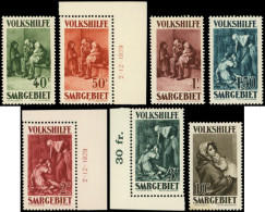 ** SARRE 132/38 : Bienfaisance 1929 + N°138 *, TB - Unused Stamps