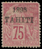 * TAHITI 29 : 75c. Rose, Coin Haut Gauche Rogné, B/TB .Br - Other & Unclassified
