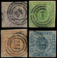 DANEMARK 3/6 : La Série Type 1854 Obl., TB - Altri & Non Classificati