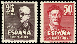 ** ESPAGNE PA 236/37 : 25p. Et 50p. De 1947, TB - Unused Stamps