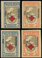 * ESTONIE 67/68 Et 67a/68a : Aide Aux Indigents, PAIRE Dentelée Et Non Dentelée, TB - Estonia