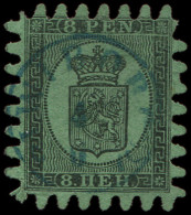 FINLANDE 6 : 8p. Noir Sur Vert, Obl. Càd, TB. C - Used Stamps