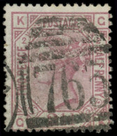 GRANDE BRETAGNE 55 : 2 1/2d. Rose Carminé, Obl., TB - Used Stamps