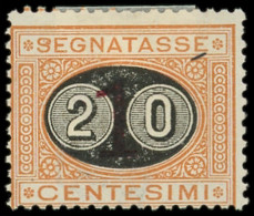 * ITALIE Taxe 23 : 20 Sur 1c. Orange Et Carmin, TB - Segnatasse