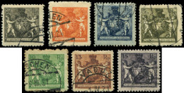 LIECHTENSTEIN 45A/51A : La Série Obl., TB - Used Stamps