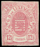 * LUXEMBOURG 7 : 12 1/2c. Rose, TB. C - 1859-1880 Coat Of Arms