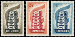 ** LUXEMBOURG 514/16 : Europa 1956, TB - 1882 Allegory
