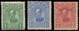 * NORVEGE 66/68 : Haakon VII, TB - Unused Stamps