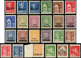 * NORVEGE 124/26, 128/31, 132/40, 141/44 Et 146/58, TB - Unused Stamps