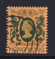 Hong Kong: 1982   QE II     SG421      70c   [with Wmk]    Used - Gebruikt