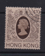 Hong Kong: 1982   QE II     SG428      $10   [with Wmk]    Used - Usados