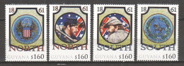 Guyana - MH Set AMERICAN CIVIL WAR - NORTH & SOUTH - Onafhankelijkheid USA