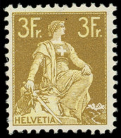 * SUISSE 127 : 3f. Bistre Et Jaune, TB - Unused Stamps